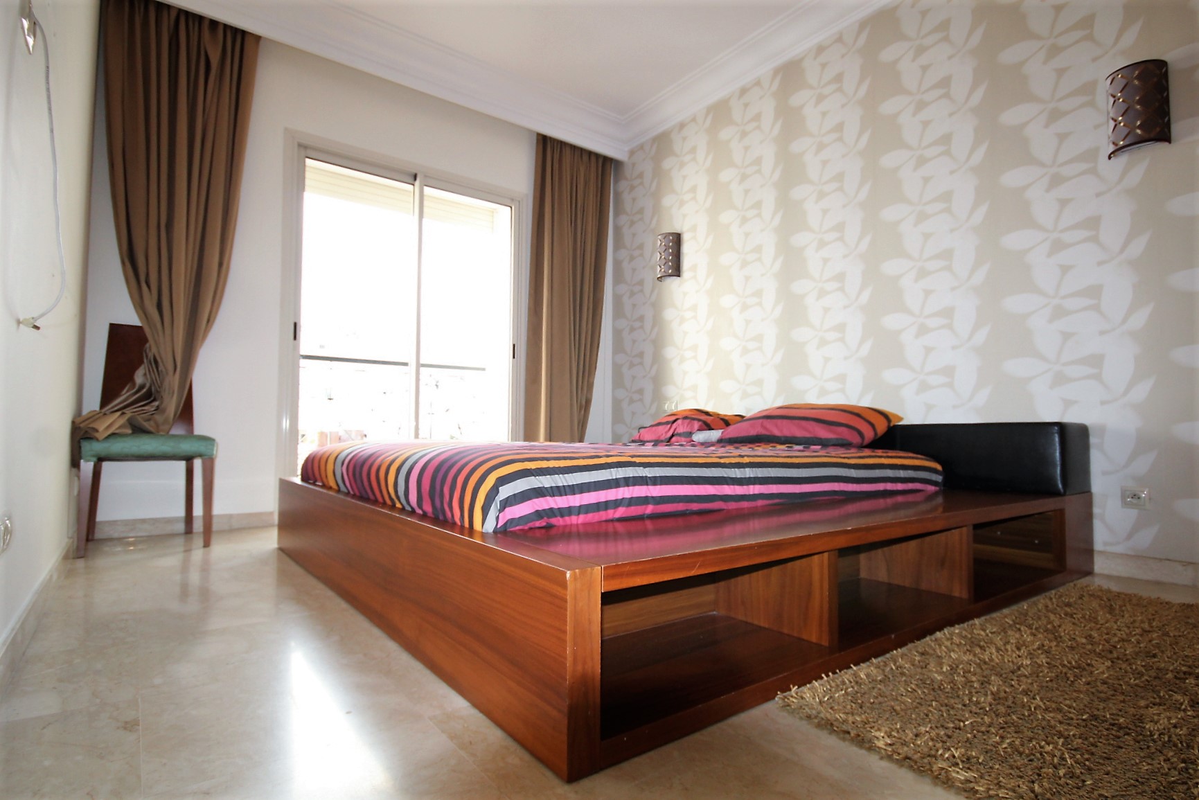 Maroc, Casablanca, Maarif extension vend luxueux appartement 2 chambres 118 m²